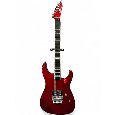 Used ESP M-1 Custom Candy Apple Red Solid Body Electric Guitar