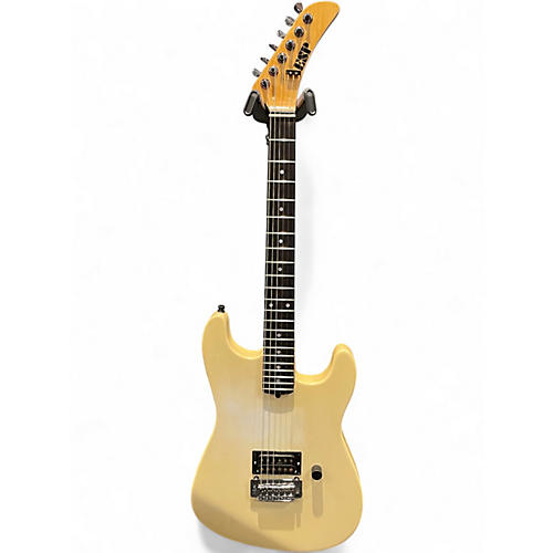 Used ESP M-1 Vintage White Solid Body Electric Guitar Vintage White