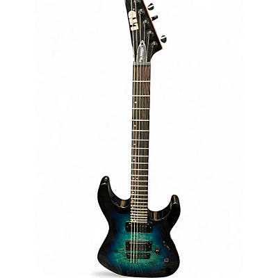 Used ESP M-200X Blue Burst Solid Body Electric Guitar
