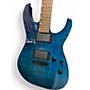 Used ESP M-II SAYO Trans Blue Solid Body Electric Guitar Trans Blue