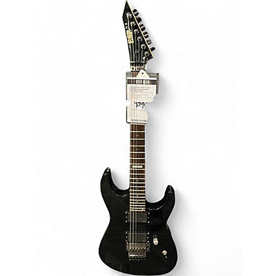 Used ESP M-II with Floyd Rose Black Solid Body Electric Guitar
