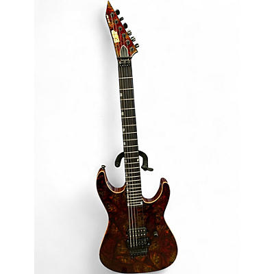 Used ESP M-II with Floyd Rose hellfire Solid Body Electric Guitar