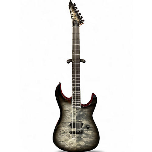 Used ESP M1001 Charcoal Solid Body Electric Guitar Charcoal