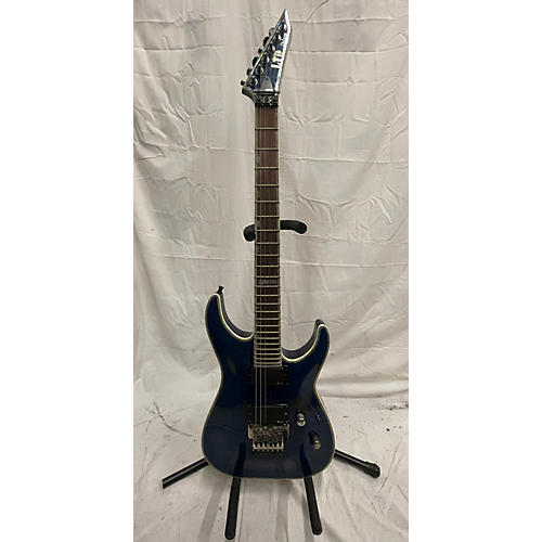 ESP Used ESP MH-1000 Blue Solid Body Electric Guitar Blue