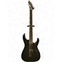 Used ESP MH1000B Black and White Solid Body Electric Guitar Black and White