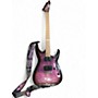 Used ESP MH100QMNT Trans Purple Solid Body Electric Guitar Trans Purple