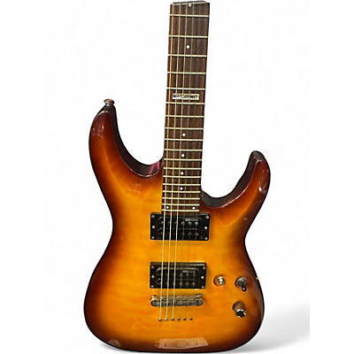 Used ESP MH100QMNT orange burst Solid Body Electric Guitar