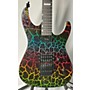 Used ESP Used ESP Mirage Deluxe Rainbow Crackle Solid Body Electric Guitar Rainbow Crackle