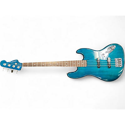 Used ESP Navigator Jazz Turquoise fade Electric Bass Guitar