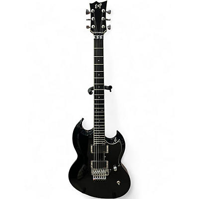 Used ESP SADO CUSTOM SHOP VIPER Black Solid Body Electric Guitar