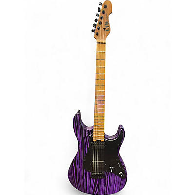 Used ESP SN1000 Black and Purple Solid Body Electric Guitar