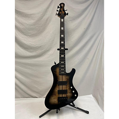 ESP Used ESP Stream-1005 Transparent Black Burst Electric Bass Guitar