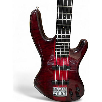 Used ESP TAKADA CUSTOM SHOP 4 STRING BASS    Dakota Red Electric Bass Guitar