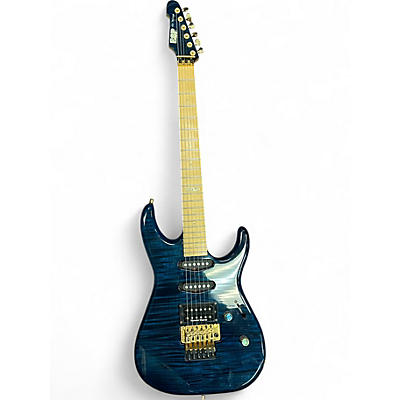 Used ESP THE MIRAGE Trans Blue Solid Body Electric Guitar