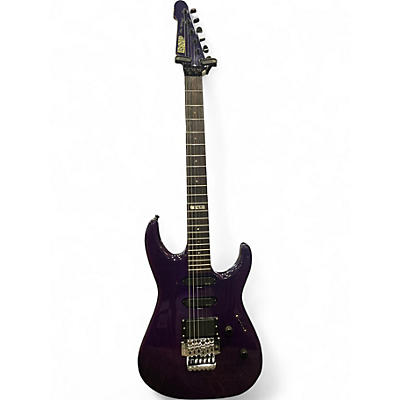 Used ESP THE MIRAGE Trans Purple Solid Body Electric Guitar