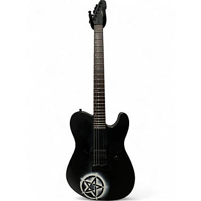 Used ESP Te201 Black Solid Body Electric Guitar