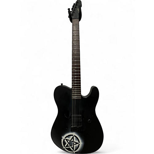 Used ESP Te201 Black Solid Body Electric Guitar Black