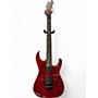 Used ESP Used ESP USA M-II Trans Red Solid Body Electric Guitar Trans Red