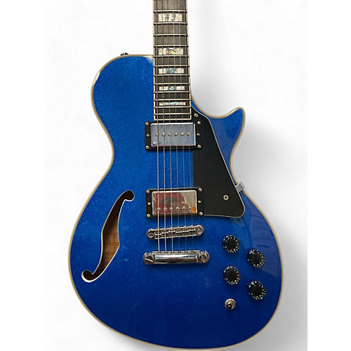 ESP Used ESP Xtone PS-1000 Blue Hollow Body Electric Guitar Blue