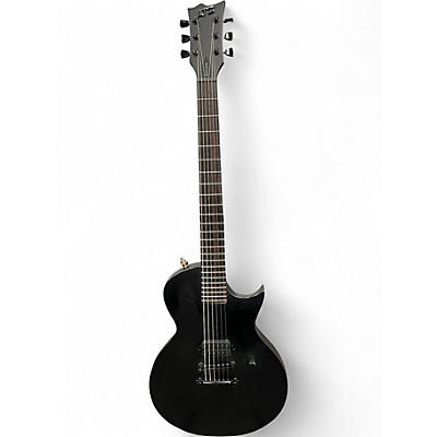 Used ESP ec black metal Satin Black Solid Body Electric Guitar