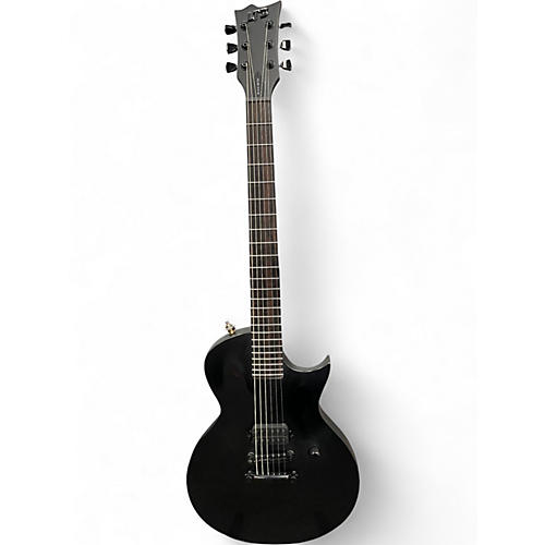 Used ESP ec black metal Satin Black Solid Body Electric Guitar Satin Black