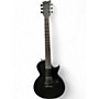Used ESP ec black metal Satin Black Solid Body Electric Guitar Satin Black