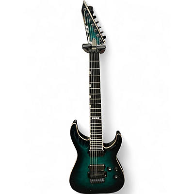 Used ESP eii horizon 7 Emerald Green Solid Body Electric Guitar