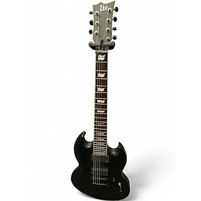 Used ESP lTD Viper 407 Black Solid Body Electric Guitar