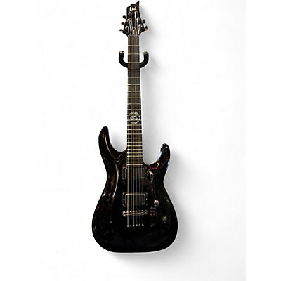 Used ESP ltd LK-600 Black Solid Body Electric Guitar