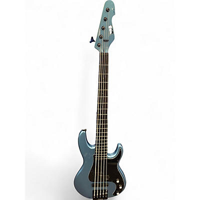 Used ESP ltd ap5 Pelham Blue Electric Bass Guitar