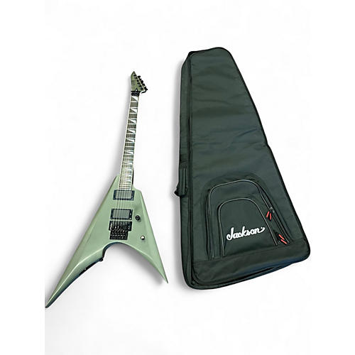 Used ESP ltd arrow 200 Green Satin Solid Body Electric Guitar Green Satin