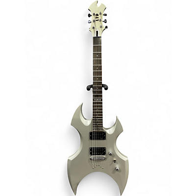 Used ESP ltd ax-50 silver Solid Body Electric Guitar