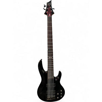 Used ESP ltd b205 Black Electric Bass Guitar