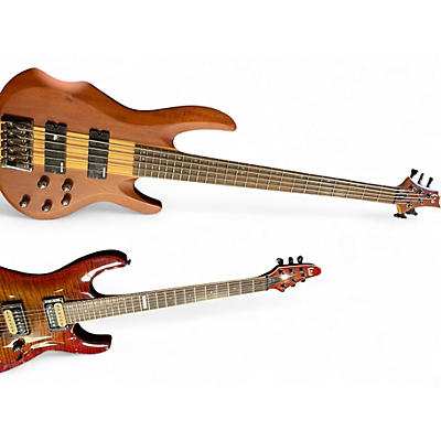 Used ESP ltd b5 Natural Electric Bass Guitar