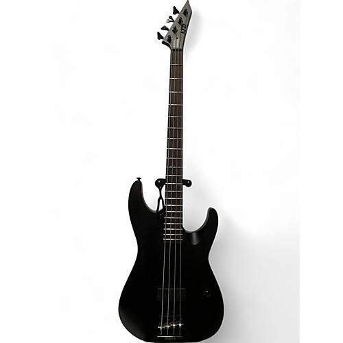 Used ESP ltd black Black Electric Bass Guitar Black