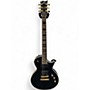 Used ESP ltd ec-1000 deluxe Black Solid Body Electric Guitar Black