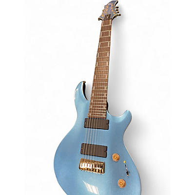 Used ESP ltd jr208 miami blue Solid Body Electric Guitar