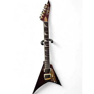 Used ESP ltd kh-v red sparkle Solid Body Electric Guitar