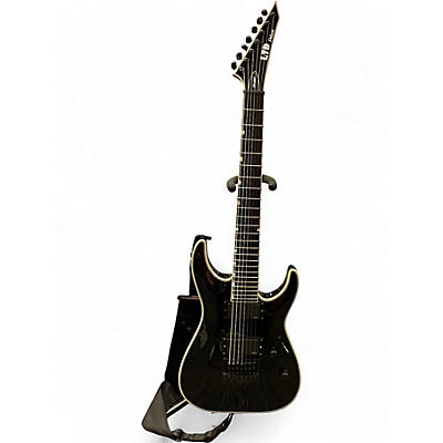 Used ESP ltd mh1007 evertune Black Solid Body Electric Guitar