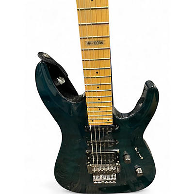 Used ESP ltd mh203 Blue Solid Body Electric Guitar