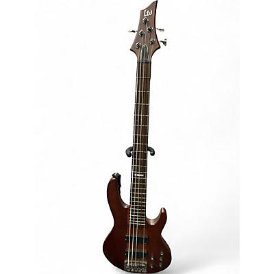 Used ESP ltd n427 5 string bass brown Electric Bass Guitar
