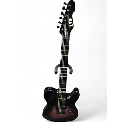 Used ESP ltd te2000x purple burst Solid Body Electric Guitar
