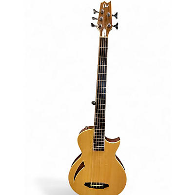 Used ESP ltd tl 5 Natural Acoustic Bass Guitar