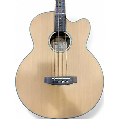 Used ESP ltd tombstone jb320e Natural Acoustic Bass Guitar