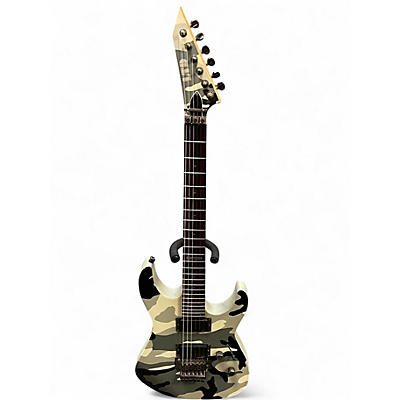 Used ESP m-200UC Camo Solid Body Electric Guitar