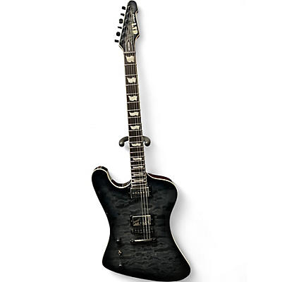 Used ESP phoenix 1000 LH gray flame Solid Body Electric Guitar