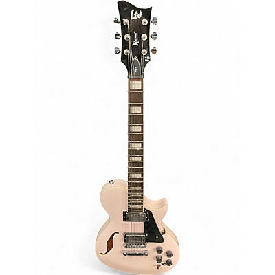 Used ESP xtone pc-1 pink Hollow Body Electric Guitar