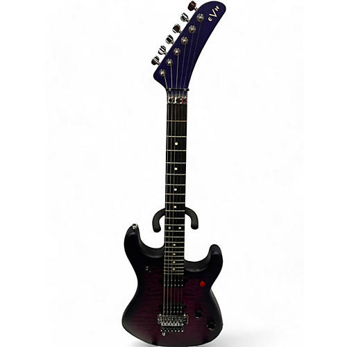 EVH Used EVH 5150 Deluxe Poplar Burl Purple Daze Solid Body Electric Guitar Purple Daze