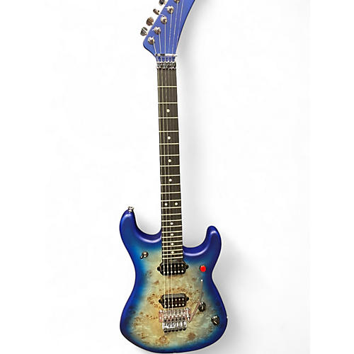 Used EVH 5150 Series Deluxe Auqa burst Solid Body Electric Guitar Auqa burst