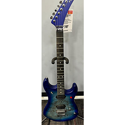 EVH Used EVH 5150 Series Deluxe Metallic Aqua Marine Solid Body Electric Guitar